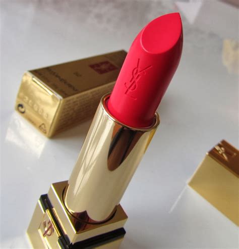 ysl 52 rouge rose rosy coral|ysl 52 lipstick review.